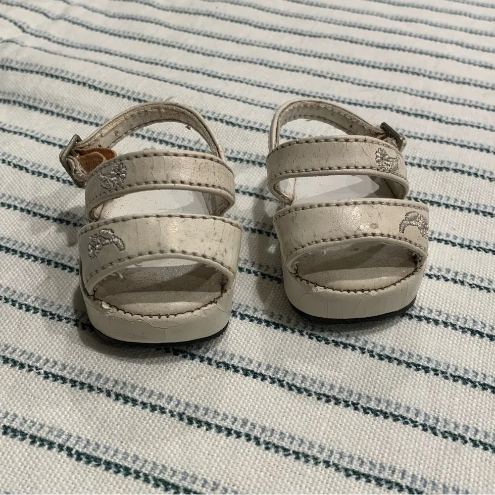 American Girl Cream Doll Sandals - Picture 1 of 4